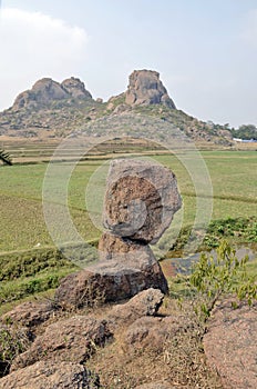 Bero hills & landscape at purulia west bengal photo