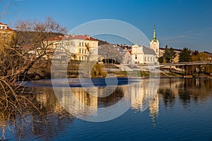 Berounka River And Radotin City-Czech Republic