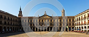 Berria Square (New Square) and city hall. Vitoria-Gasteiz