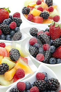 Berries in bowls