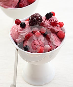 Berries ice cream