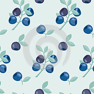 Berries vector background illustration.