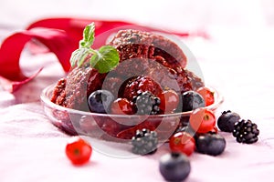 Berry ice cream