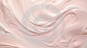 Berry ice cream in pink pastel colors as background texture