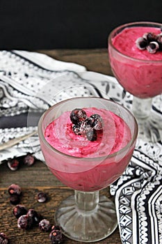 Berry mousse