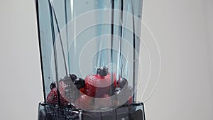 Berry for smoothie in blender. Part 05