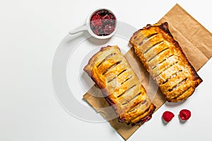 Berry Strudel Puff Pastry