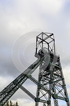 Bersham Colliery headframe photo