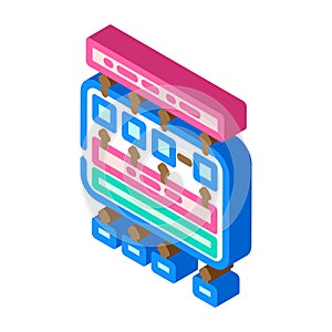 bert bidirectional encoder representations transformers isometric icon vector illustration