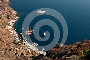 Berth of Santorini, Thira Fira