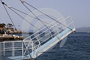 Berth on the seashore for mooring boats and yachts