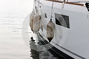 Berth on the seashore for mooring boats and yachts