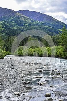 Bertha Creek in Turnagain Pass photo