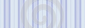 Bertical stripe texture textile, basic fabric pattern vertical. Dong lines vector background seamless in light and blue colors