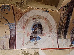 Bertubani David Gareja cave church fresco