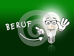 Beruf Bulb Lamp Energy Light green