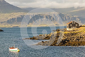 Berufjordur fjord - Djupivogur village, Iceland. photo