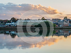 Berwick Upon Tweed Evening River Reflections
