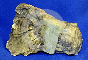 Beryl crystal in pegmatite matrix