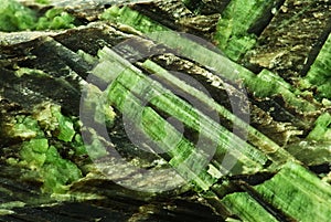 Beryl crystals