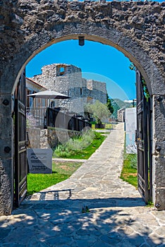 Besac fortress over Skadar lake in Montenegro