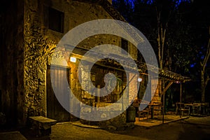 Besalu medieval village in Girona, Catalonia, Spain.