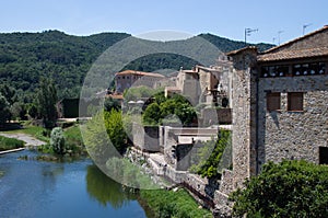 Besalu town in Catalonia, Spain