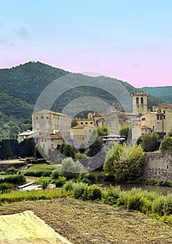 Besalu village in Catalonia