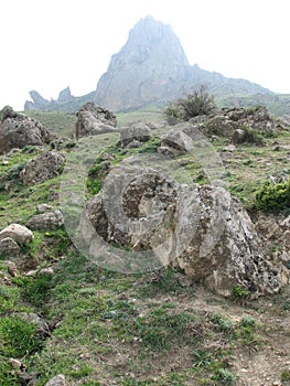 Besh Barmag Azerbaijani: BeÅŸ Barmaq or the Five Fingers, is in Siazan District of Azerbaijan, near the Caspian