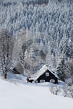 Beskydy winter country