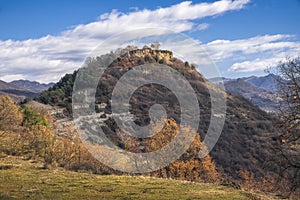 Besora Castle on top of a hill, Catalonia photo