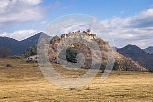 Besora Castle on top of a hill, Catalonia photo