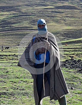 A Besotho shepherd