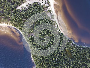 Besov nos cape. Lake Onega landscape photo