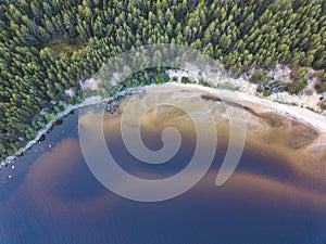 Besov nos cape. Lake Onega landscape