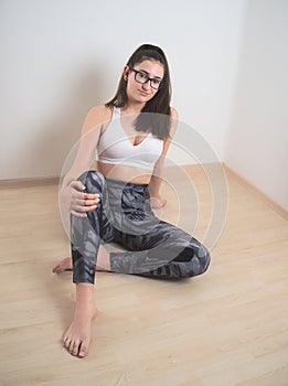 Bespectacled Teen Girl