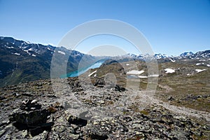 Besseggen Ridge in Jotunheimen National Park