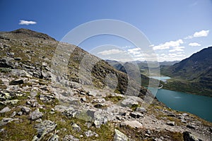 Besseggen Ridge in Jotunheimen National Park