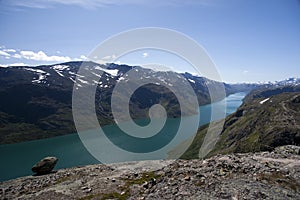 Besseggen Ridge in Jotunheimen National Park