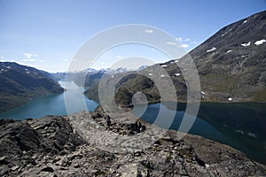 Besseggen Ridge in Jotunheimen National Park