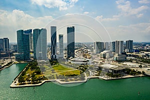 Best aerial photo Downtown Miami FL