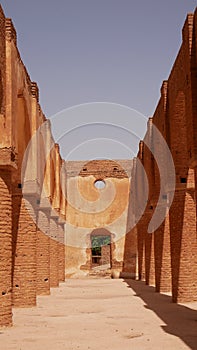 Architecture of Khatmiyyah Mosque at the Kassala, Sudan, Africa photo