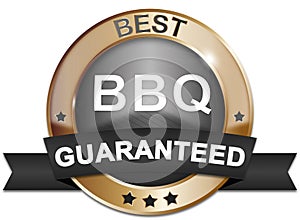 Best BBQ label Kupfer