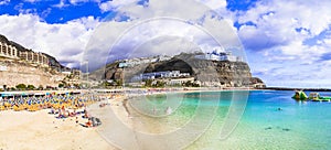 Best beaches of Gran Canaria - Playa de los amadores. Canary islands