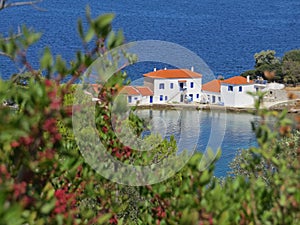 Best beaches of Pelion peninsula. Pagasetic gulf. Greece.