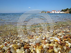 Best beaches of Pelion peninsula. Pagasetic gulf. Greece.