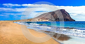 Best beaches of Tenerife island - La Tejita beach. photo