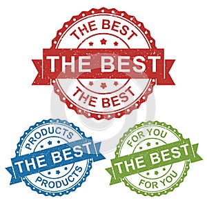 The best, best product, vector badge label stamp tag for product, marketing selling online shop or web e-commerce