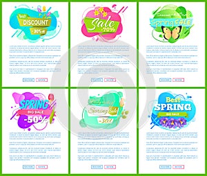 Best Big Spring Sale Vector Discount Advert