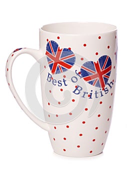 Best of british tea cup cutout